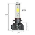 thumbnail image 4 of Autolizer 9006 / 9012 / HB4 52W 6000LM LED 2-Sided Headlight Bulbs Conversion Kit - 6000K Cool White, 4 of 4
