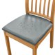 thumbnail image 3 of Funda de silla impermeable de cuero PU elástico | Funda suave y duradera para silla de comedor | Resistente a arañazos y a mascotas | Ajuste universal | Resistente al polvo | 36-48 cm | 1 pieza, 3 of 7