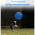 thumbnail image 4 of Herding Ball for Dogs, 18" Large Ball Interactive Dog Toys for Medium & Large Dogs, Complete Set Dog Ball with Hand Pump, Horse Ball for Playing, Pet Ball Toy with Handle for Gifts, 4 of 5