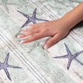 thumbnail image 3 of Addison Rugs Dream Shag Premium Machine Washable Transitional Starfish Seaglass Rectangle Rug, 5' x 7'6", 3 of 8