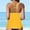 Yellow, variant on Rhuody Womens Lace Up Swimwear Tops Underwire Full Coverage Bikini Top Push Up Swim Crop Top Tie Back Bathing Suit Tops Trend Beach Wear Black 2Xl