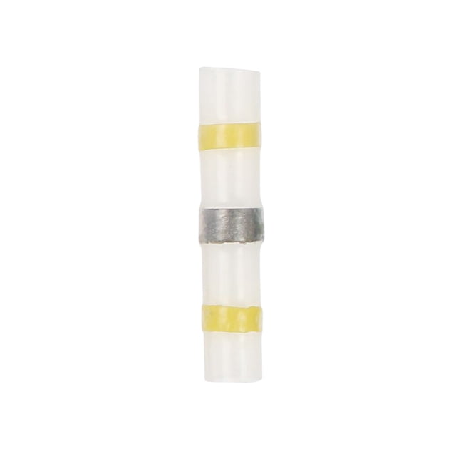 Kearding 300 Pcs Red Solder Seal Wire Electrical Marine Connection Connector Automotive Terminal Sleeve with Butt Soldering Crimp Electrónica miscelánea Amarillo 1PC