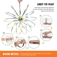 thumbnail image 4 of Flow Rings Jouets 3D Ressort de Bras Magique Flow Ring Acier Inoxydable Multisensoriel Éducatif et Jouet de Ressort Interactif, 4 of 5