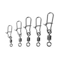 thumbnail image 2 of Girevole de estilo americano + Pin mejorado, 50 Uds., conector mejorado giratorio de Metal para conectar cebo para accesorios de pesca al aire libre, 2 of 5