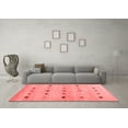 thumbnail image 3 of Ahgly Company Indoor Rectangle Abstract Red Contemporary Area Rugs, 2' x 4', 3 of 4