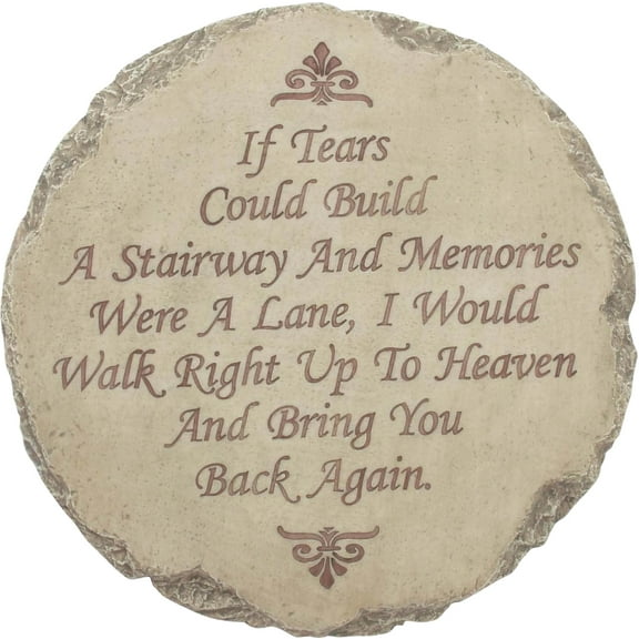 IF TEARS COULD STEPPING STONE / DECORATIVE WALL PLAQUE