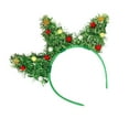 thumbnail image 3 of JYYYBF Christmas Hair Hoop Sequins Christmas Tree Headband Plush Ball Star Decor Hair Accessories for Women and Girls, 3 of 8