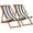 WB, variant on Beach Sling Chair Set, Folding Adjustable Frame Patio Lounge Chair Set of 2 Outdoor Solid Wood Frame Portable Reclining Beach Chair with White Polyester Canvas 3 Level for Beach Swimming Pool