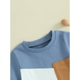 thumbnail image 4 of Bagilaanoe 2pcs Toddler Baby Boy Shorts Set Short Sleeve Contrast Color T Shirt Tops + Shorts 6M 12M 18M 24M 3T 4T Kids Casual Summer Clothes, 4 of 8