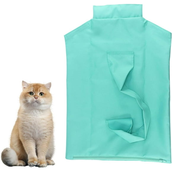 shiyou-Cat Carrier Pouch, Pet Shoulder Carrying Bag, Anti-Scratching Grooming Tote for Claw Care and Nail Trimming