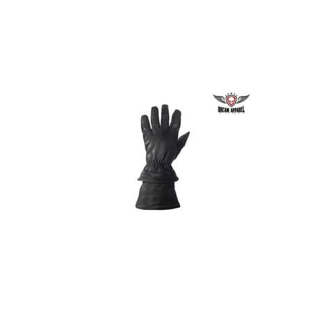 

Mens Leather Gauntlet Gloves with Zip Off Cuffs - 3XL