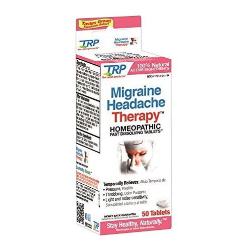 TRP The Relief Products Migraine Headache Therapy Tablets, 50 Ea, 2 Pack