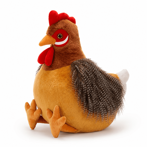 25.5 Inch Giant Chicken Plush Large Realistic Hen Stuffed Animal