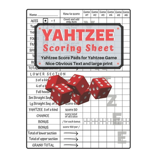 yahtzee scoring sheet v2 yahtzee score pads for yahtzee game nice