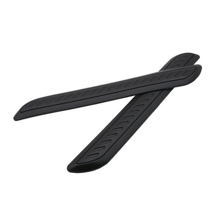 Black Anticollision Patches Bumper Guard Strips Antiscratch Bumper Protector Trim Universals for Car SUV Pickup Truck