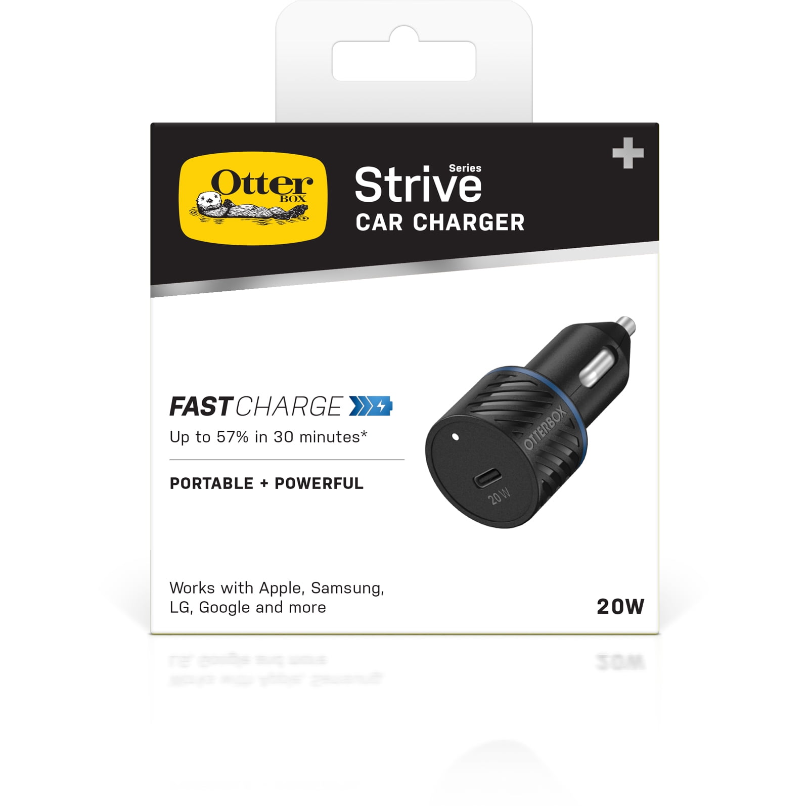 OtterBox Strive Series 20W USB-C Fast Charge Car Charger - Blue Night