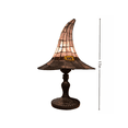 thumbnail image 3 of 17" Tall Witch Hat Lamp Stained Glass Witch Lamp Halloween Decor Gothic Lamp Unique Lamps USB Table Lamps For Bedroom Stained Glass Witch Hat Lamp Witch Hat Lamp, 3 of 6