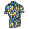 thumbnail image 2 of joogoo Plant Leaves Pattern Men's Cycling Jerseys Mountain Bike Short Sleeve Tops 3XL, 2 of 7