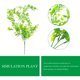 thumbnail image 4 of GOOHOCHY 2pcs pared colgante verde planta artificial naranja flor vid ratán decoración, 4 of 7
