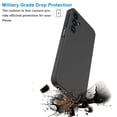 thumbnail image 3 of For Samsung Galaxy A16 5G Case, Liquid Silicone Phone Case for Galaxy A16 5G, Ebizware Shockproof Full-Body Protective Rugged Rubber Slim Cover with Microfiber Lining - Black, 3 of 11