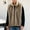 #Khaki, variant on DPTALR Men's Winter Warm Solid Color,Stand Collar Faux Fur Coat,Casual Outerwear,Brown,L