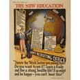 thumbnail image 2 of Winsor McCay 15x18 Black Ornate Wood Framed Double Matted Museum Art Print Titled - The New Education (1919), 2 of 5