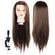 thumbnail image 2 of Cabeza de maniquí profesional para entrenamiento de peluquería, para peinado y trenzado, 65 cm, 2 of 14