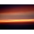thumbnail image 2 of Plank, Savanah 32x25 White Modern Wood Framed Museum Art Print Titled - Abstract Sunset, 2 of 4