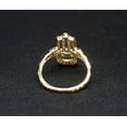 thumbnail image 3 of 14k Real Solid Yellow Gold Hamsa Hand with Infinity Ring, 14k Solid Gold Women Dainty Ring, Infinity Symbol Gold Ring for Women, Hamsa Hand (Ring size:7 1/2;), 3 of 4