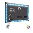 thumbnail image 1 of Barra Luminaria Led Para Tv, 6,56 Pies (entorno 1,9 M) Rtroclairage Tv Changement De Couleur Rvb Avec Tlcommande, Clairage De Polarization Alime, 1 of 5