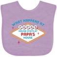 thumbnail image 3 of Inktastic Las Vegas Stays at Papa's Boys or Girls Baby Bib, 3 of 4