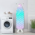 thumbnail image 4 of HELLHERO Mermaid Ironing Board Cover, Lightweight Breathable Ironing Board Cover Protector, Dirt-Proof Heat-Resistant Ironing Protector for Ironing Board, Home Decorations, 4 of 6