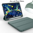 thumbnail image 3 of iPad Pro 11 Case 2020 with Pencil Holder, Premium Protective Case Cover with Soft TPU Back and Auto Sleep/Wake Feature for 2020 iPad Pro 11（Dark Green), 3 of 7