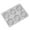 Clear, variant on Clearance! Nomeni Silicone Molds Silicone Mould Hole Craft for Design 6 Diy Soap Wax Handmade Kitchen,Dining Bar Kitchen Gadgets