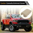 thumbnail image 3 of Unique Bargains Center Console Armrest Cover for Ford F-150 Microfiber Leather With Beige, 3 of 6