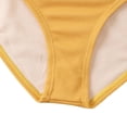 thumbnail image 4 of Bullpiano Girls Solid Swimsuits Two-Pieces Bathing Suits Bowknit Crop Top And Bikini Bottoms Quick Dry Swimwear Kids Sunsuit Tankini Suit 7-11T, 4 of 6