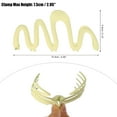 thumbnail image 2 of Unique Bargains 1pc Metal Hair Claws Hair Clips Hair Barrettes for Women Light Yellow 4.09''x2.13''x1.02'', 2 of 7