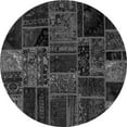 thumbnail image 1 of Ahgly Company Indoor Round Oriental Gray Modern Area Rugs, 7' Round, 1 of 4