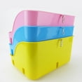 thumbnail image 3 of Xingzhi Litter Tray Rabbit Corner Bed Rectangular Shape Cages Indoor Outdoor Cleaning Pot Pets Training Tool Potty Toilet Blue, 3 of 6