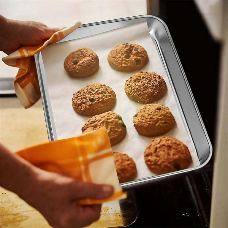 Stainless Steel Baking Sheet with Rack Set Tray Cookie Sheet
