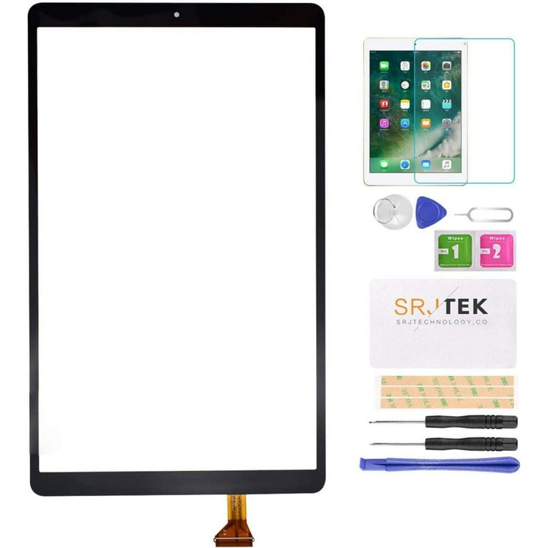 Screen Replacement for Samsung Galaxy Tab A 101 2019 SM-T510 SM-T515 Touch  Panel Digitizer Glass Compatible(Not Include LCD) (Black) 