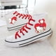 thumbnail image 1 of Zapatos de lona de Hello Kitty para mujer, Zapatillas altas antideslizantes, informales, vulcanizadas, regalos, 1 of 4