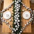 thumbnail image 6 of WDOBM Christmas Tree Decorations, 1.9m Christmas Ball Vine Garland Plastic Hanging Festive Decor, Christmas Ornaments Set, Christmas Tree Balls for Holiday Party Decorations, 6 of 6