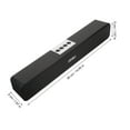 thumbnail image 3 of Altavoz inalámbrico de graves con entrada auxiliar, tarjeta de memoria, FM, USB, salida de 10 W, barra de sonido estéreo, 3 of 7