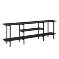 thumbnail image 2 of Manhattan Comfort Celine Side Table Console from Engineered Wood in Black, 2 of 4