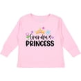 thumbnail image 3 of Inktastic Grandpa's Princess Crown and Flowers Girls Long Sleeve Toddler T-Shirt, 3 of 5