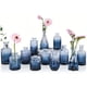 thumbnail image 1 of Jarrones Glass Bud UPBUD, azul marino, juego de 12 para centros de mesa, 1 of 7