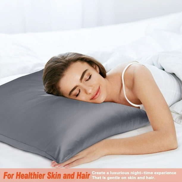 Night top silk pillow