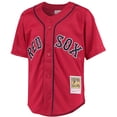 thumbnail image 2 of Youth Mitchell & Ness David Ortiz Red Boston Red Sox Cooperstown Collection Batting Practice Jersey, 2 of 3