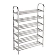thumbnail image 3 of Decodeary 6-Tier Shoes Rack Organizer Multi-layer Stainless Shoe Storage Shelf for Living Room Doorway 80cm No.14, 3 of 6